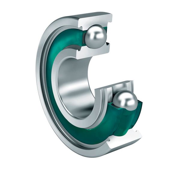 Deep-groove ball bearings with Lubtect lubricant compound for reliable lubricant supply even under critical application conditions.  (Schaeffler)