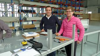 Tanja Bell (Geschäftsführerin Kanya China) mit André Müller (Eigentümer). (Bild: Kanya)