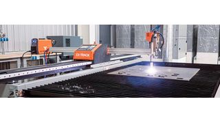 Das mobile CNC-Schneidsystem Ex-Track reduziert Fertigungszeiten deutlich bei gleichzeitig besserer Schnittqualität.  (Bild: Thermacut)