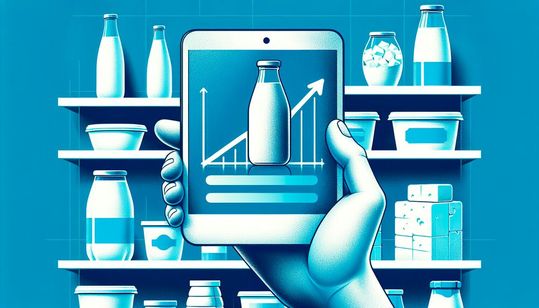 Die Molkereigenossenschaft profitierte 2025 von einer historischen Milchmenge und einem Umsatzsprung von 43,1 Prozent im Zutatengeschäft.(Bild:  DALL-E 3 / KI-generiert)