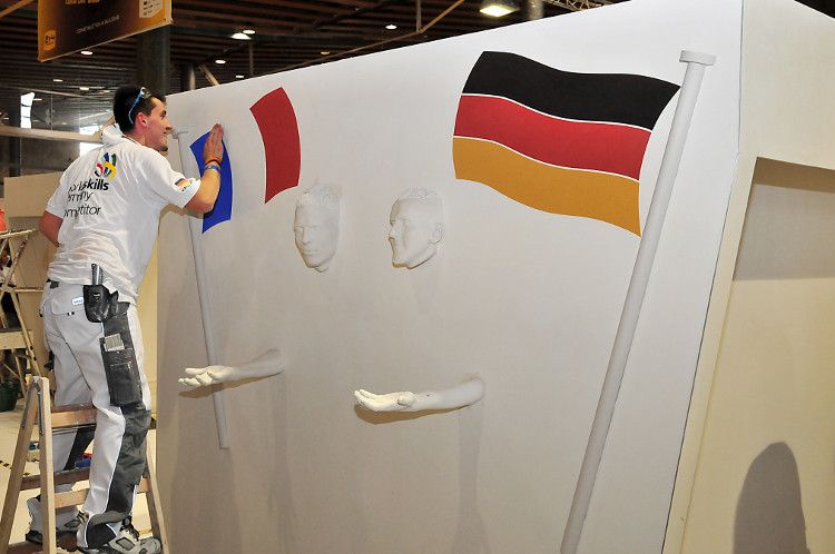 Sie konnten aber auch ihrer Kreativität freien Lauf lassen. Sie waren das deutsche Team mit der höchsten Punktzahl. (Foto: Schmidt)
