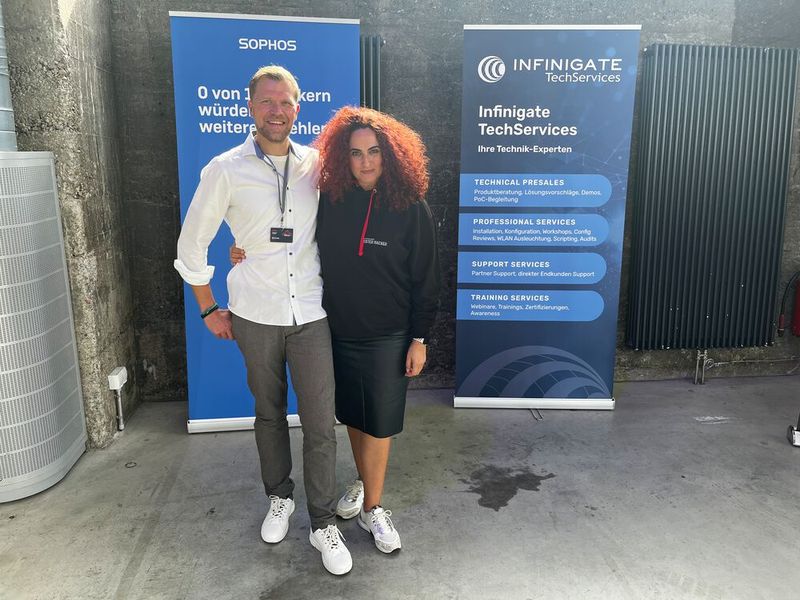 Marco Kain, Sophos, findet das Event mega spannend und ist stolz als Sponsor dabei zu sein. (Bild:Vogel IT-Medien GmbH)