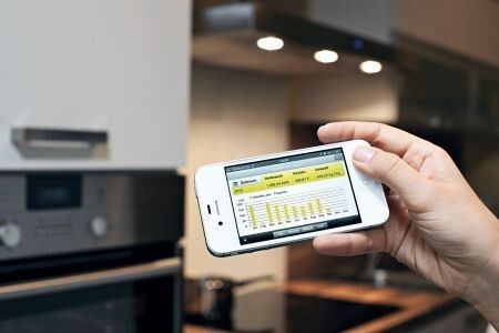 Bild 3: Das Haushaltskundenportal lässt sich unterwegs über mobile Endkundengeräte wie Tablet-PCs oder Smart Phones (iOS und Android) abrufen. (Bild: Voltaris)