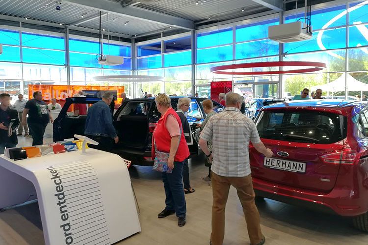 Hier sollen perspektivisch 350 Neuwagen verkauft werden. (Hermann-Gruppe)