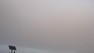 Abb. 1: Staubereignis am 15.03.2009 in Wuqing bei Beijing/Peking. An Tagen wie diesen ist der Staub am Himmel direkt zu sehen. (Bild: Bettina Nekat/Tropos)