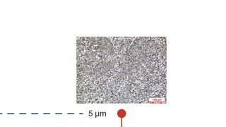 Vergleich der Korngrößen (Steeltec)