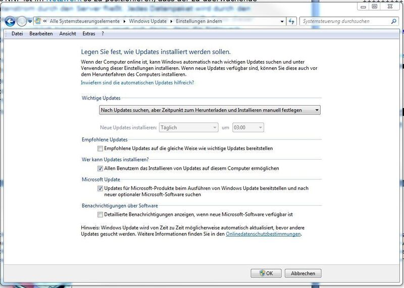 Eine Reihe von Feinstellungen erlaubt die Konfiguration des Update-Verhaltens. (Archiv: Vogel Business Media)