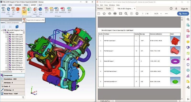 Data-CAD hat die neue Version des CAD-Viewers Glovius vorgestellt, der dank erweiterter Funkrionen flexibler einsetzbar ist.  (Data-CAD)