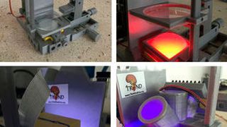 Kostengünstiges Labor zum Selberbauen: Das Gerüst des FlyPi-Systems lässt sich im 3D-Drucker herstellen und selbst montieren, Elektronik und motorisierte Teile mithilfe von Open-Source-Software selbst programmieren. (Tom Baden / CIN)