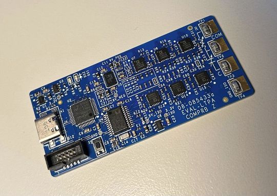 Figure 2: The EVAL board LTPA-COMPRB with which different settings can be made on the compensation pin in a very short time via a graphical user interface.(Image: ADI)
