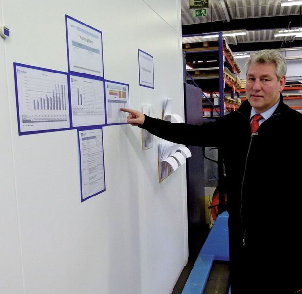 Für Walter Haimerl ist der Überblick wichtig. Ohne aktuelle Zahlen – auch für alle Mitarbeiter sichtbar – läuft nichts. „In unserem jungen Unternehmen haben wir die Chance, von Anfang an gleich alles richtig zu machen“, sagt der Jungunternehmer. Bild: Kuhn (Archiv: Vogel Business Media)