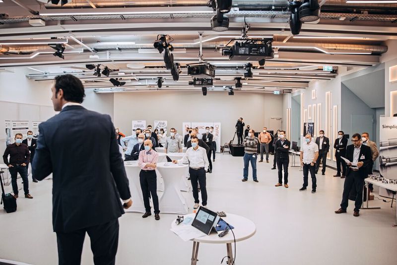 Impressionen der Fachtagung „Mehr Effizienz im Presswerk“ am 15. September 2021 in Würzburg. (Bild: VCG)