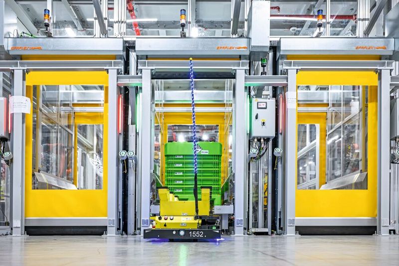 Montage der Hochvoltbatterien im BMW Group Werk Irlbach-Straßkirchen. (Bild: BMW AG)