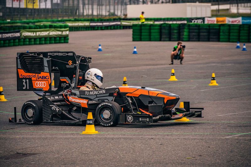 Das von Audi gesponserte Racing Team TUfast der TU-München konnte den Sieg in der „Electric“ holen. (Jonas Haertl)
