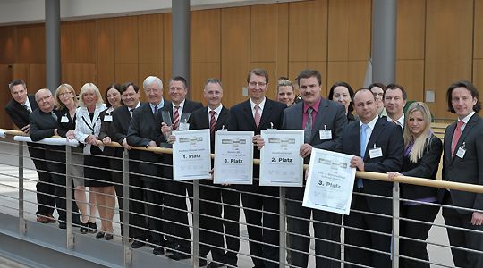Und dann standen die Gewinner des »kfz-betrieb«-Vertriebs-Award 2010 fest. (Archiv: Vogel Business Media)