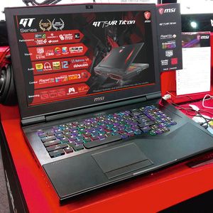 Im 17,3 Zoll-Gaming-Notebook Titan GT75VR von Nvidia finden sogar zwei Geforce-GTX-1070-GPUs Platz.