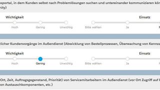 Ein paar Mausklicks führen zur Analyse. (Salesforce)