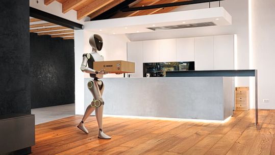 Der BMI563 ist speziell für High-Performance-Anwendungen wie die Robotik ausgelegt. Dafür bietet die Sensorserie mehrere Stufen der Signalverarbeitung direkt auf dem Chip, was den Hauptprozessor massiv entlastet.(Bild:  Bosch Sensortec)