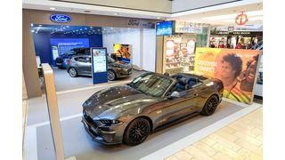 Rund 100 Läden gibt es in der zentral gelegenen Europa-Galerie in Saarbrücken – einer davon ist das neue Smart Lab. (Bild: Ford)