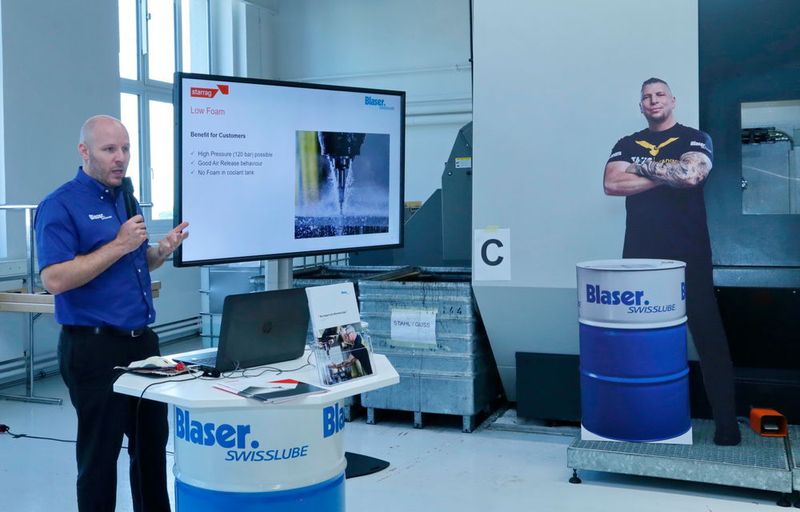 Vorstellung des KSS Synergy 735 von Blaser. (Anne Richter, SMM)