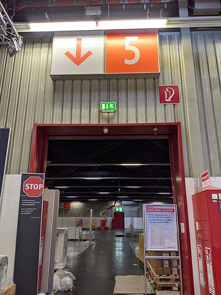 Hier geht nichts mehr: Halle 5 wird in diesem Jahr nicht in Betrieb sein (Bild: ewtheman)