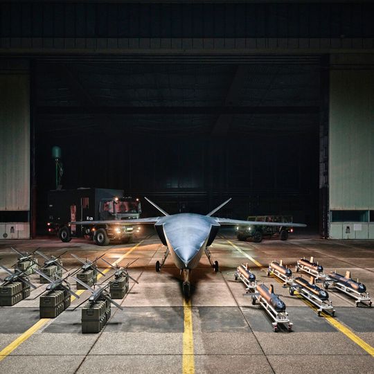 The first joint product of the two companies will be the collaboration on Helsing's AI-powered autonomous combat aircraft CA-1 Europa.(Image: Helsing)