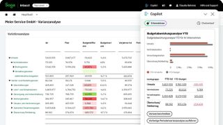 Die neuen Funktionen in Sage Intacct bieten KI-gestützte Funktionen. (Bild: Sage)