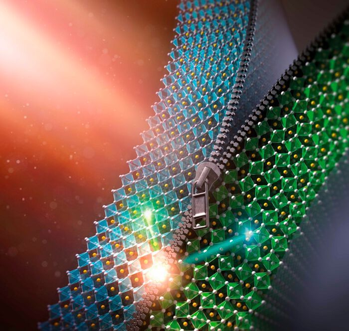 Phase heterojunction concept.