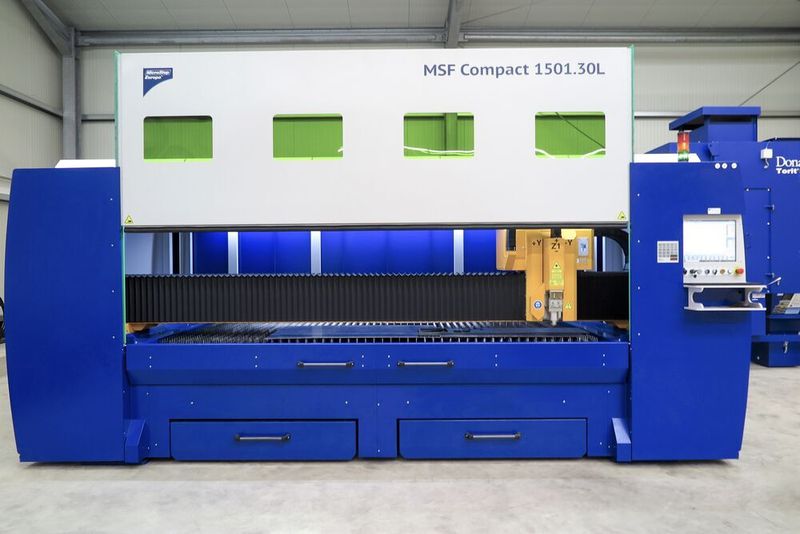 Genauer gesagt, entschied sich Transpofix für die 2D-Laserschneidanlage MSF Compact, mit einer Bearbeitungsfläche von 1.500 Millimeter × 3.000 Millimeter. Sie schafft jetzt mehr Fertigungskapazität auf relativ kleinem Raum, heißt es vom Hersteller. (Transpofix)