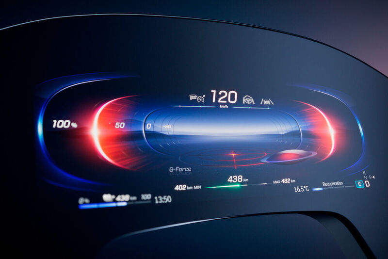 Das Instrumentencluster für den Fahrer ist digital – mittlerweile Standard im Premiumsegment. (Daimler)