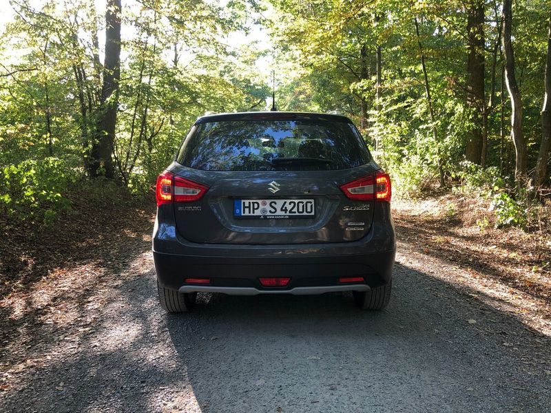 Dafür hat das SUV immerhin Allradantrieb und arbeitet sich damit souverän durch matschige Feld- oder steinige Waldwege.  (Jens Scheiner/Automobil Industrie)