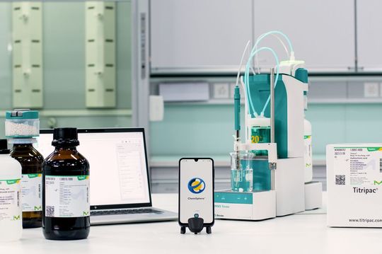Die Chemisphere App ermöglicht Zugriff auf Produktdokumentation und Qualitätsdaten der Life-Science-Produkte von Merck.(Bild:  Merck)
