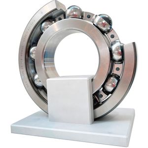 Die Premium-Hybrid-Rillenkugellager 6330-C3-HYB von NKE eignen sich für Windgeneratoren.(Bild:  NKE)