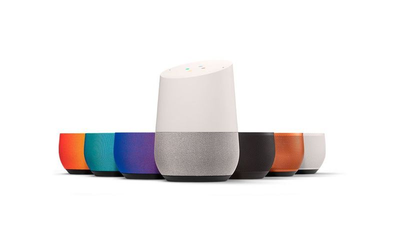 Google Home reagiert auf Sprachbefehle und ist das Konkurrenzprodukt zu Amazons Echo. (Google)