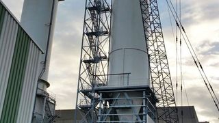 Silobau Thorwesten liefert neben dem Großraumsilo auch Stahlbau und Subsysteme an Rheinkalk. (Bild: Silobau Thorwesten)