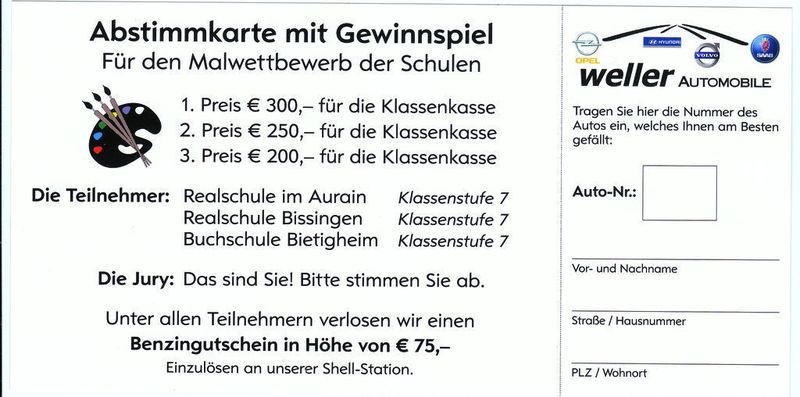 Mit einem Malwettbewerb für Schulen schafft das Autohaus Weller schon sehr früh die Bindung zu jungen Menschen. (Archiv: Vogel Business Media)
