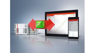 Mit dem TwinCAT IoT Communicator und der IoT Communicator App lässt sich mit mobilen Endgeräten komfortabel und sicher auf Prozessdaten zugreifen. (Beckhoff)