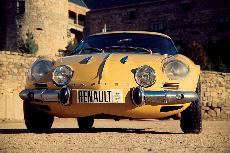Alpine A110 Jahre 1962 bis 1977. (Foto: Renault)