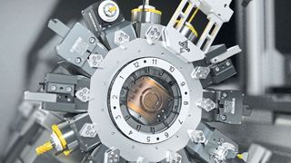 Das Werkzeugrevolversystem Robofix von Sauter Feinmechanik wird ein Highlight auf der AMB 2018 sein, wie es heißt. Sein Einsatz soll Stillstandszeiten um 85 % reduzieren können. Halle 4 am Stand C53. (Sauter)