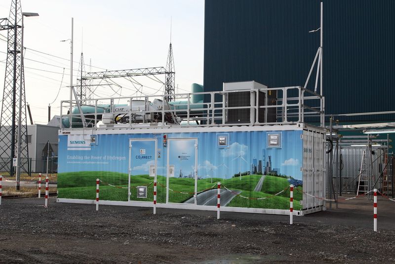 Container der Elektrolyse-Testanlage (Bild: RWE Power)