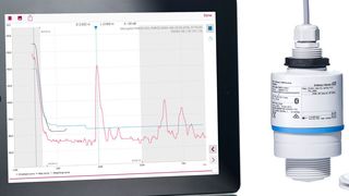 FMR10 und FMR20 gehören zu den ersten berührungslosen Radargeräten mit Bluetooth-Inbetriebnahme-, Betriebs- und Wartungs-App. Die Signalkurve kann mit der App auf jedem Bluetooth-fähigen Smartphone oder Tablet (iOS, Android) angezeigt werden. (Endress+Hauser)