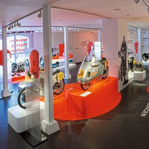 Auf die Besucher des Deutschen Zweirad- und NSU-Museums Neckarsulm warten mehr als 100 NSU-Exponate. (Bild:  Audi AG)