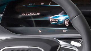 Cockpit-Ansicht aus der E-Tron-Quattro-Studie. (Foto: Audi)