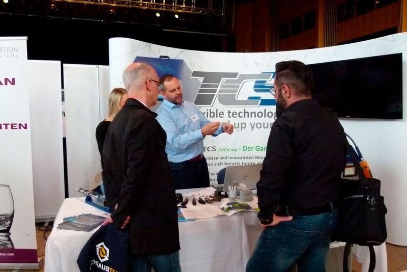 TCS informierte u. a. über das digitale Schraubenzuführsystem Evo-Line. (D.Quitter/VCG)