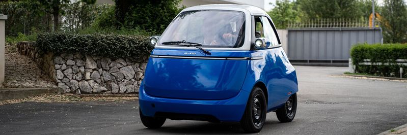 2 Sitzpläte, Reichweite bis 230 km, Kofferraumvolumen von 230 Liter: Der Microlino ist das perfekte Stadtauto. 2 Sitzpläte, Reichweite bis 230 km, Kofferraumvolumen von 230 Liter: Der Microlino ist das perfekte Stadtauto.