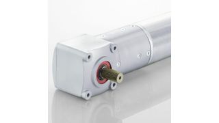 Bild 1: Das Eta-Crown-Winkelgetriebe mit DC-Motor und Encoder hält den extremen Bedingungen in der Bahntechnik stand. (Bild: ebm-papst Zeitlauf)