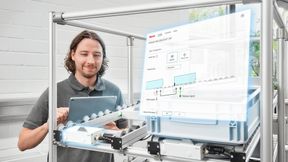Die Freigabeeinheit DIN/DOUT 24V von item Industrietechnik für die smarte Industrie lässt sich über ein intuitives Web-Interface parametrieren.  (Bild: item)