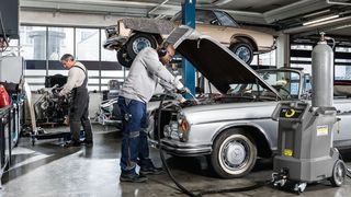 Trockeneisstrahlen ist eine famose Sache – wenn da nur nicht das Thema mit den Pellets wäre. Kärcher hat aber genau dafür nun endlich eine Lösung. (Bild: Kärcher)