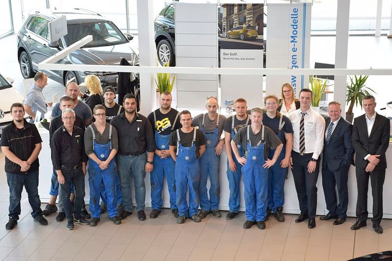 Das Duisburger Team hat die Herausforderung „24-Stunden-Service“ erfolgreich gemeistert. (Bild: Jan Rosenow)