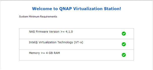 Diese Voraussetzungen müssen erfüllt sein, damit Virtualisierung auf dem Netzwerkspeicher  funktioniert. (Qnap)